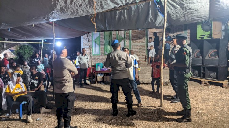 Polres Flotim kembali menggelar Operasi Pekat Turangga 2023 di Desa Waibao, Kecamatan Tanjung Bunga