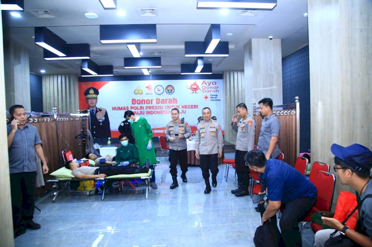 Hari Jadi ke-72 Humas Polri Dirayakan Dengan Kegiatan Kemanusiaan