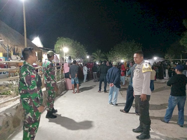 Sinegritas TNI POLRI Wujudkan Keamanan Dalam Rangka Pentas Musik dalam rangka Hari Ulang Tahun ke 70 SDN Tanahwerang
