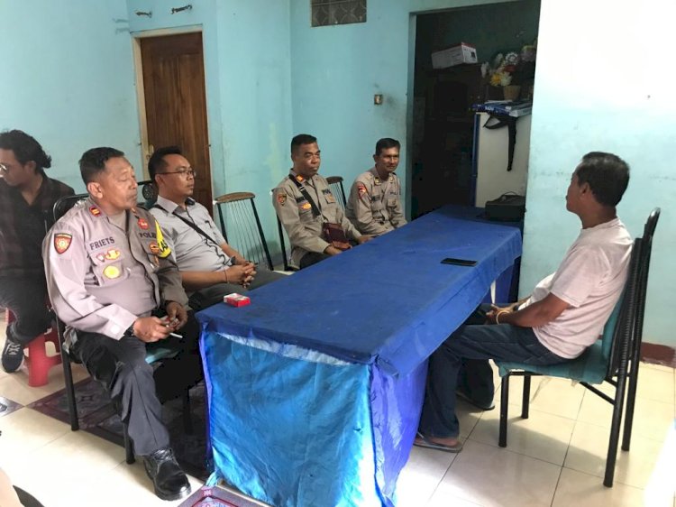 Kawal Tahapan Pemilu 2024 Tetap Aman, Satgas OMB Polres Flotim lakukan sambang dan Patroli