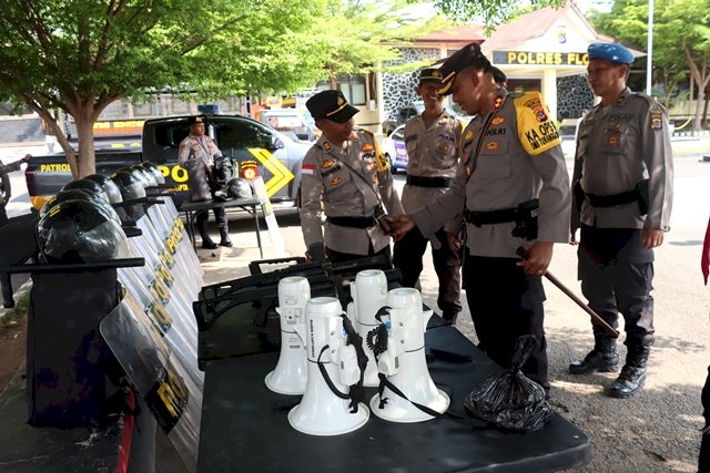 Apel Kesiapan Pengamanan Pemilu Serentak 2024