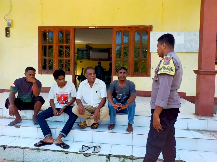 Wujudkan Situasi Yang Aman, Bhabinkamtibmas Lakukan Patroli Dan Sambang Warga Binaannya