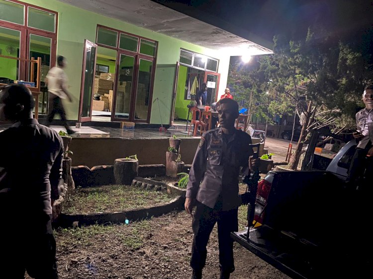 Patroli Dialogis Polres Flotim Sampaikan Pesan Kamtibmas