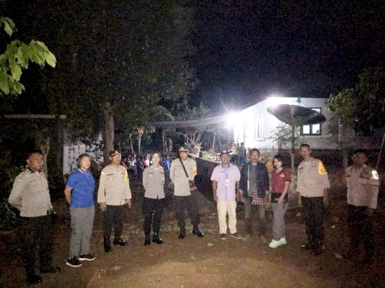 Tahapan Kampanye Pemilu 2024, Personil Polres Flotim turun amankan jalannya kampanye