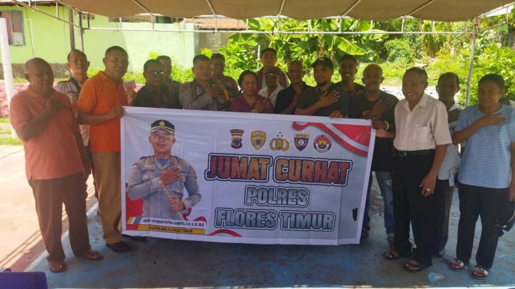 Program Jumat Curhat, Polres Flotim Hadir Untuk Masyarakat