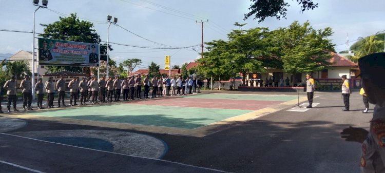 Pentingnya mengambil keputusan, Arahan Kapolres Flotim ke anggotanya saat jam Pimpinan