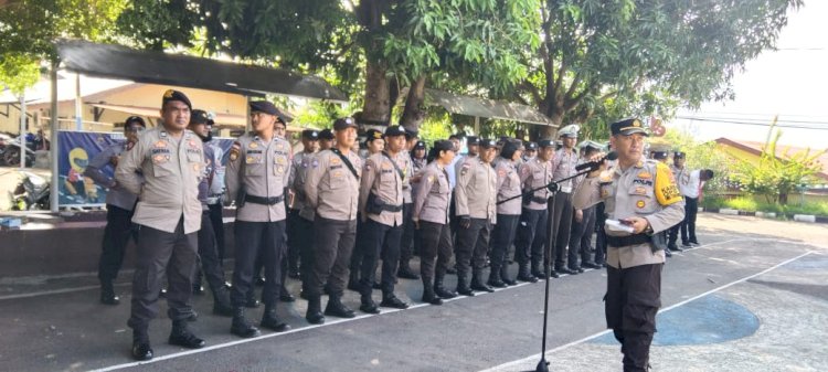 Polres Flotim Bentuk Satgas internal Bantu Percepatan Penanggulangan Bencana erupsi gunung Lewotobi