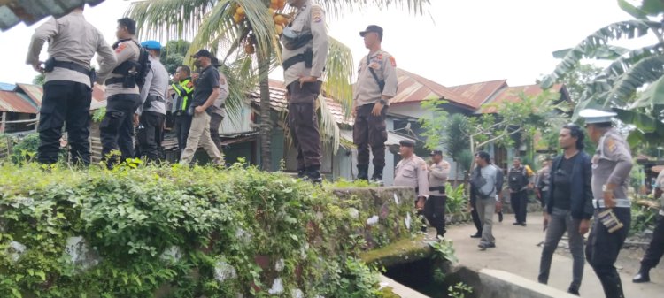 Pengamanan Kampanye Terbuka Personil OMB Polres Flotim Di Pulau Adonara Desa Suku Tokan Berjalan Aman