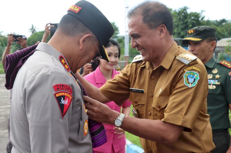 Kunker Kapolda NTT Irjen Pol Daniel Tahi Monang Silitonga, S.H., M.A. di Kabupaten Flores Timur