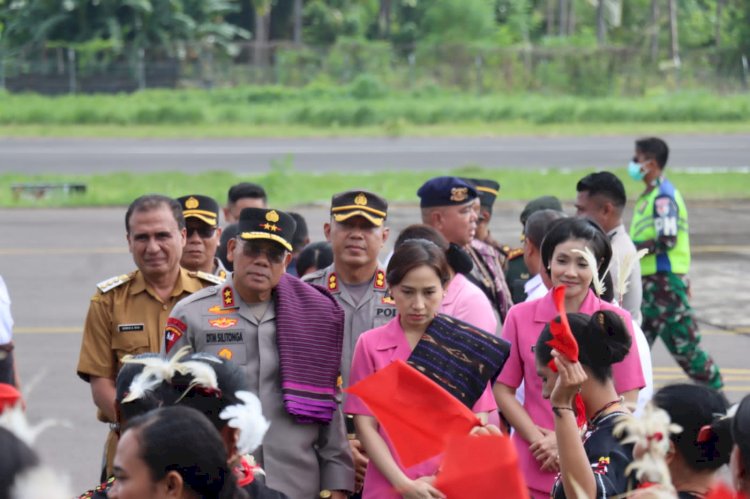 Kunker Kapolda NTT Irjen Pol Daniel Tahi Monang Silitonga, S.H., M.A. di Kabupaten Flores Timur