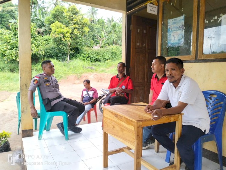 Polisi Sahabat Anak, Wujudkan Kedekatan Dengan Pelajar Bhabinkamtibmas Sambang Pelajar
