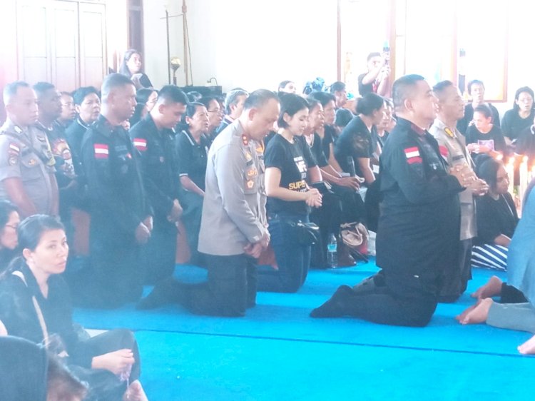 Keliling pos pengamanan Semana Santa 2024  , Kapolres Flotim Bersama  PJU Polda NTT Monitor langsung ke lokasi Giat.