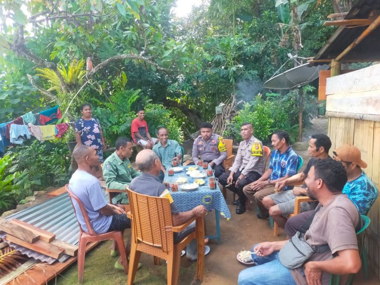 Problem Solving di Desa , Bhabinkamtibmas Polsek Adobar hadir sebagai solusi masalah.