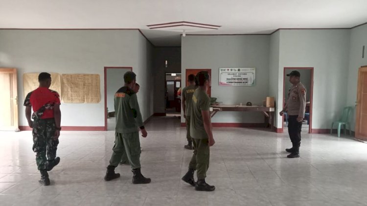 Bhabinkamtibmas Dan Babinsa Berikan Pelatihan Penguatan Serta Peningkatan Kapasitas Satlinmas Desa Nobo