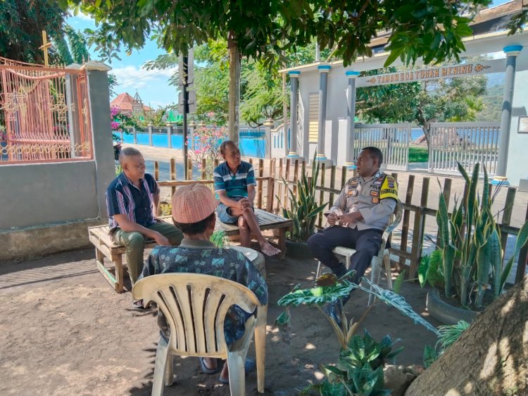 Jalin Kemitraan Antara Polri Dan Masyarakat, Bhabinkamtibmas Aktif Membangun Komunikasi Dengan Warga Binaan