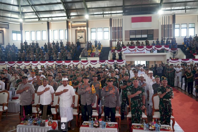 Kapolri Harapkan Bali Jaga Indeks Persepsi Demokrasi