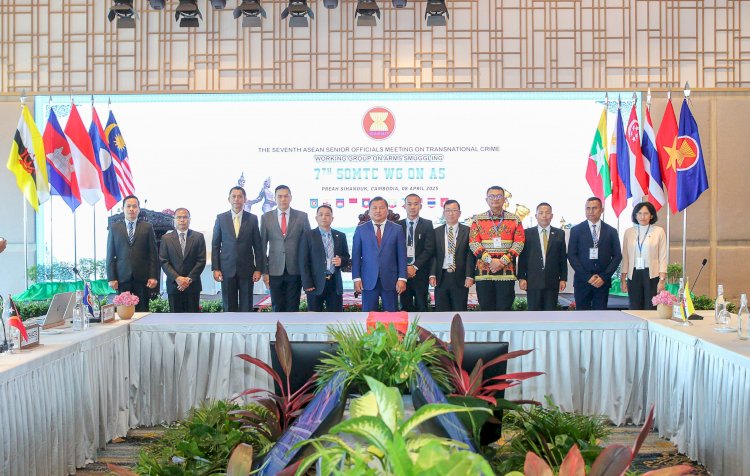 Delegasi Polri Hadiri Pertemuan ASEAN SOMTC Working Group on Arms Smuggling di Kamboja