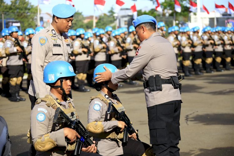 Polri Kembali Kirim Pasukan untuk Misi Perdamaian PBB, Latpragas Satgas FPU 7 MINUSCA Resmi Dimulai