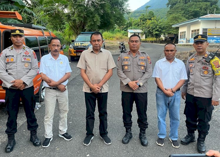Ucapkan Terima Kasih, Bupati Flores Timur Anton Doni Dihen Saat Tinjau Pos Pam Samana Santa 2025