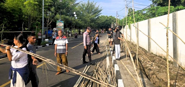 Polres Flores Timur Lakukan Pengamanan Tradisi Tikam Turo Menjelang Semana Santa 2025