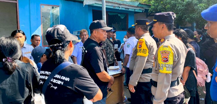 Waka Polres Flotim Tinjau Arus Peziarah Semana Santa ke Wureh