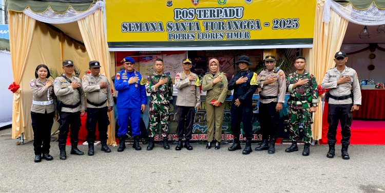 Karo Ops Polda NTT Tinjau Kesiapan Pengamanan Semana Santa di Flotim