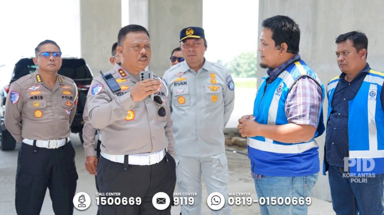 Tinjau GT Banyudono dan Exit Tol Taman Martani, Kakorlantas Tekankan Kolaborasi Pengelolaan Lalu Lintas
