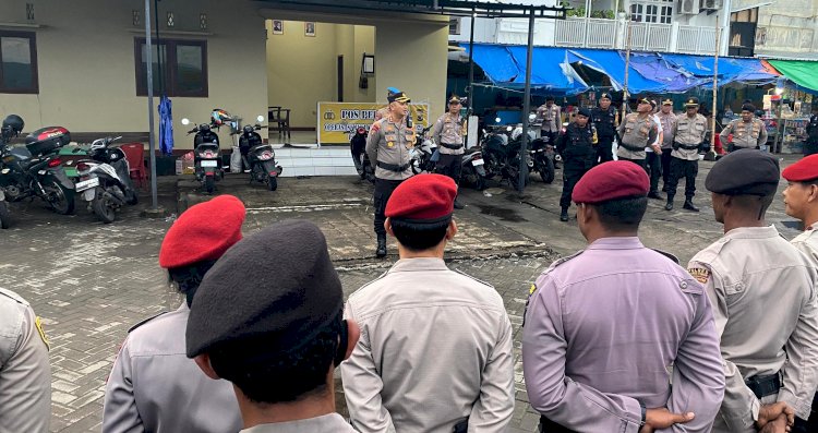 Berjalan Lancar, Polres Flotim Amankan Giat Malam Prosesi Jumat Agung di Larantuka