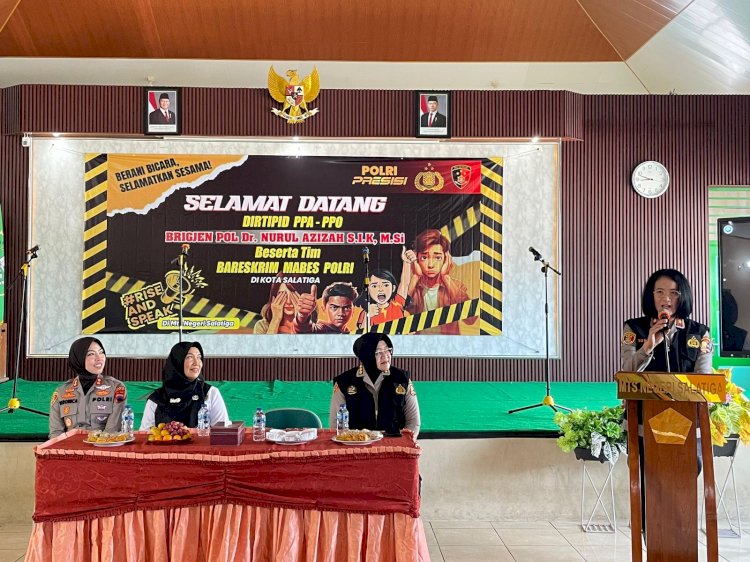 RISE & SPEAK: Direktur PPA dan PPO Ajak Siswa MTsN Salatiga Berani Bicara, Selamatkan Sesama