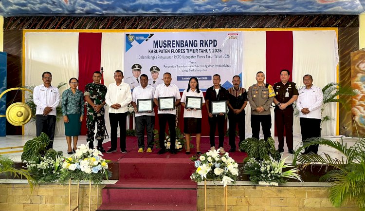 Kapolres Flotim Hadiri Musrenbang RKPD Kabupaten Flores Timur Tahun 2025