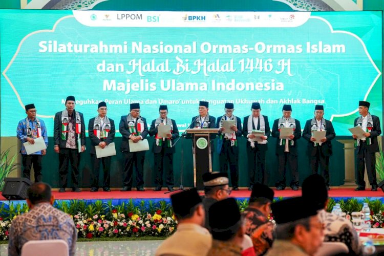 Kapolri Hadiri Silaturahmi Ormas-Halal Bihalal MUI, Komitmen Perkuat Ukhuwah Bangsa