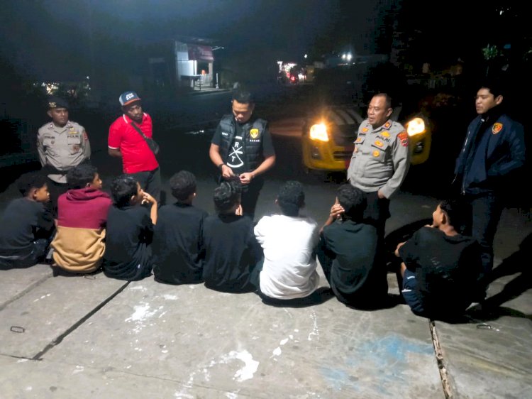 Operasi Pekat Turangga 2025: Polres Flotim Tertibkan Pemuda dan Cegah Gangguan Kamtibmas