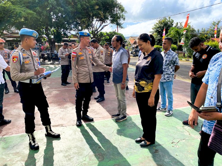 Tegakkan Disiplin Internal, Seksi Propam Polres Flotim Gelar Operasi Gaktiblin
