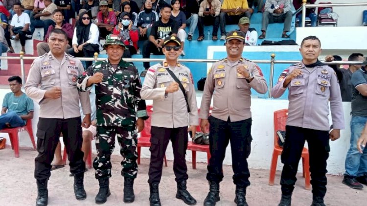 Dukungan Penuh Polres Flotim, Turnamen Liga 1 ASKAB Berlangsung Aman dan Lancar