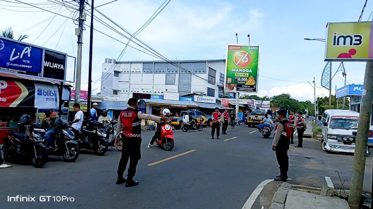 Disiplin Berlalu Lintas Dimulai dari Kita! Polres Flores Timur Tertibkan Jalanan Kota