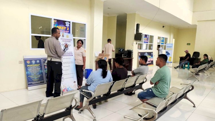 Kolaborasi Satlantas Polres Flotim Bersama Samsat dan Jasa Raharja Wujudkan Pelayanan Cepat dan Humanis
