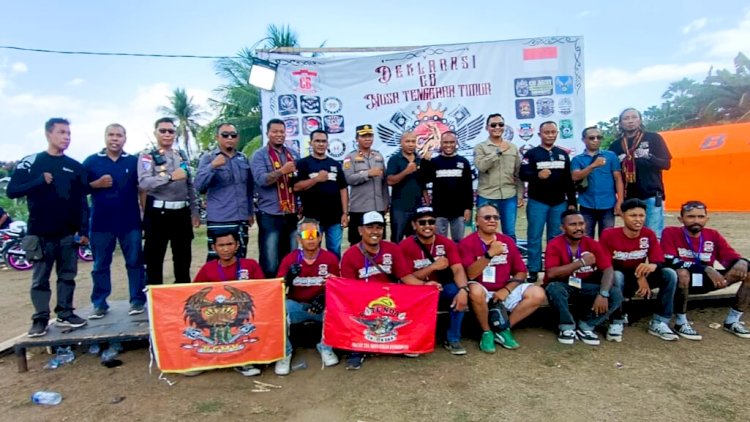 Waka Polres Flotim Kompol Ketut Mastina Hadiri Deklarasi Komunitas CB NTT Wujud Semangat Persaudaraan dan Kebersamaan di Bumi Lamaholot