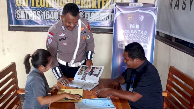 SATPAS 1640 Flores Timur Hadirkan Pelayanan SIM Cepat, Mudah, dan Transparan