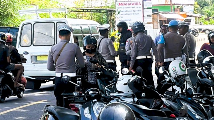 Gelar Operasi Zebra Turangga 2025, Polres Flotim Kembali Tindak 11 Pelanggar