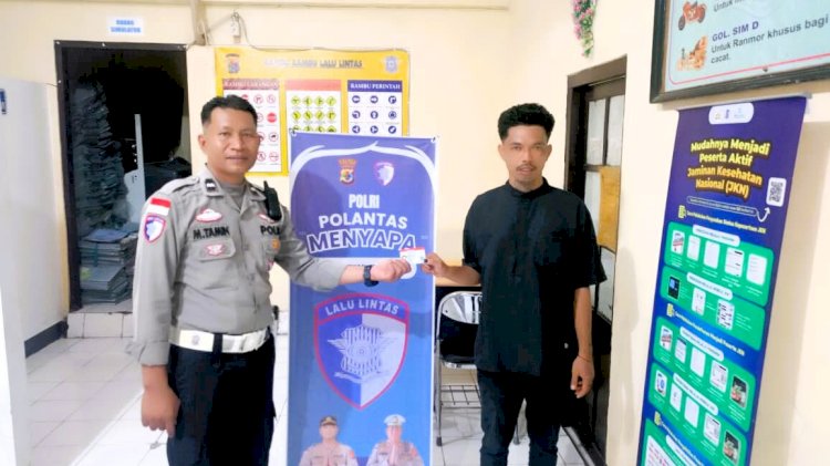 Satlantas Polres Flores Timur Optimalkan Pelayanan SIM di SATPAS 1640