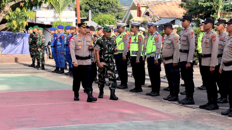 Gelar Pasukan Operasi Lilin Turangga 2025, Polres Flotim Siap Amankan Natal dan Tahun Baru