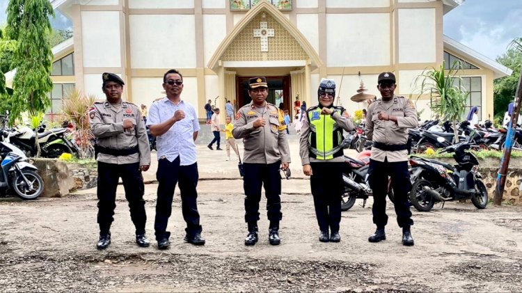 Natal Damai di Flores Timur, Polres Flotim Pastikan Seluruh Gereja Aman