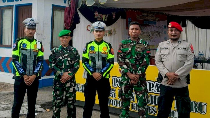 Sinergi TNI–Polri, Perayaan Natal Hari Kedua di Flores Timur Berjalan Aman dan Khidmat