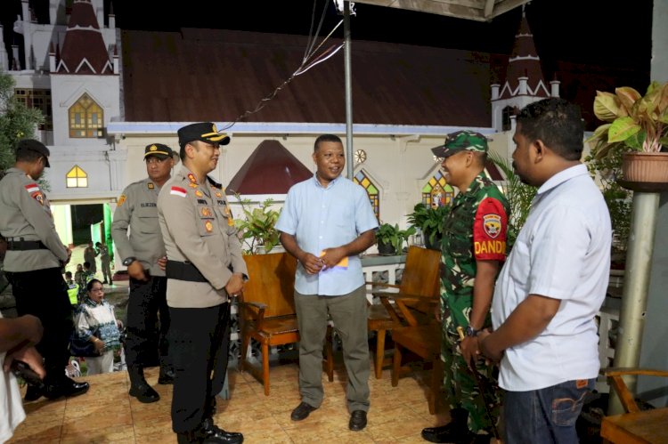 Amankan Malam Tahun Baru, Polres Flores Timur Gelar Patroli Gabungan