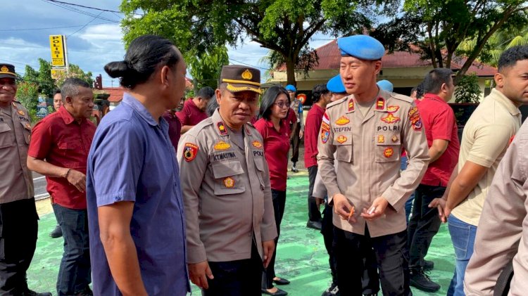 Propam Polres Flores Timur Gelar Gaktiblin, Cegah Pelanggaran dan Judi Online Personel