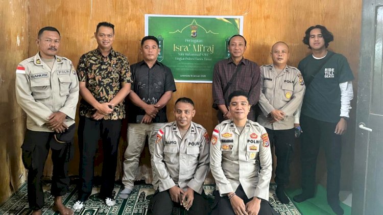 Isra Mi’raj 1447 H, Polres Flores Timur Gelar Bimbingan Rohani dan Kerja Bakti