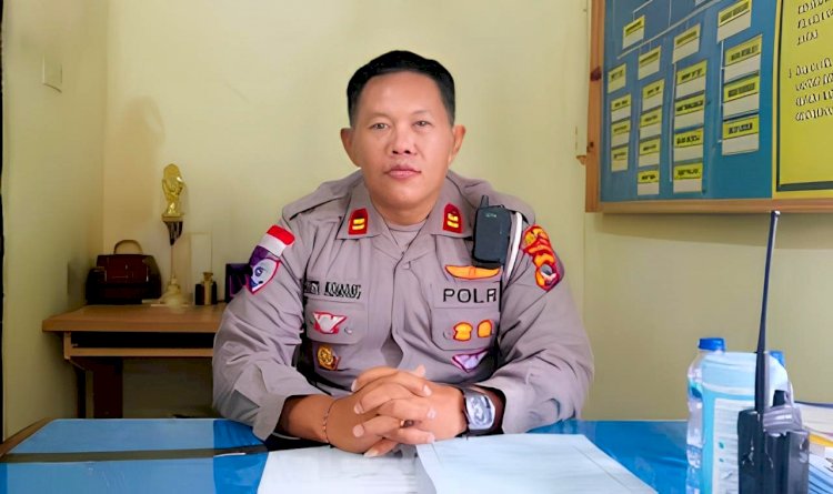 Kasat Lantas Polres Flotim Iptu Gusti Komang Astina Himbau Masyarakat Tertib Berlalu Lintas