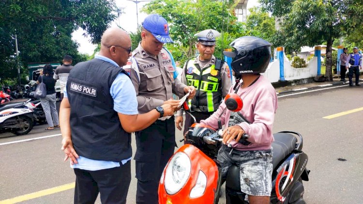Keselamatan Bukan Sekadar Aturan, Polres Flotim Kedepankan Edukasi dan Humanis