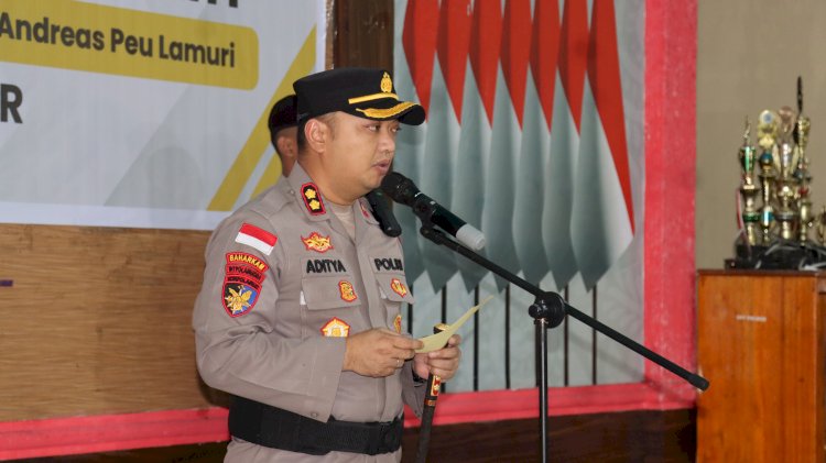 Sertijab Kapolsek Adonara Timur, AKBP Adhitya Octorio Putra Tegaskan Integritas dan Profesionalisme