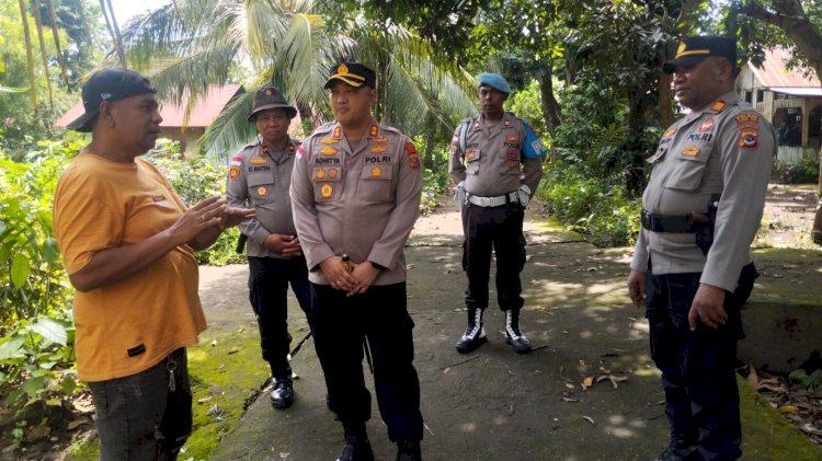 Redam Ketegangan, Kapolres Flotim Turun Langsung Temui Warga